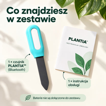 PLANTIA Bluetooth – zawartość zestawu, baterie nie są dołączone